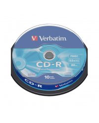 CD-R VERBATIM 43437700MB/80DATA LIFE CAKE 10SZT